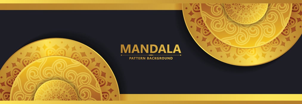 Luxury ornamental mandala background with arabic islamic east pattern style premium vector