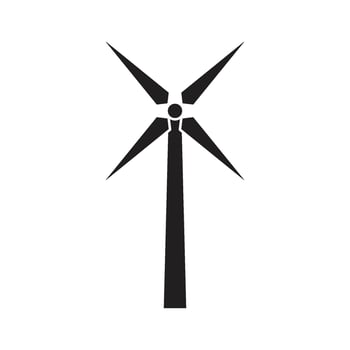 windmill icon illustration vector