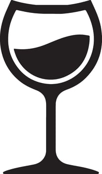 Wine Glass Icon vector