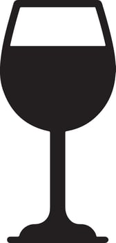 Wine Glass Icon vector