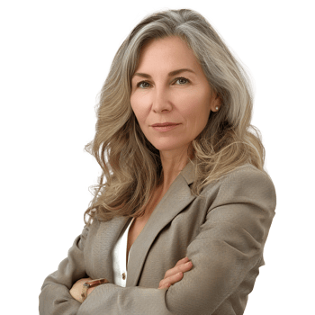 Beautiful Women in Suit on Transparent Background png