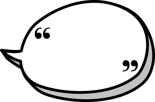 3d black and white color speech bubble balloon with quotation marks, icon sticker memo keyword planner text box banner png