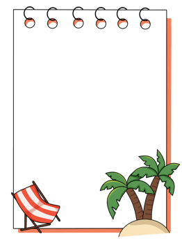 summer note paper png