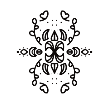 Simple linear art png
