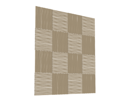 A wall with a brown and white pattern png