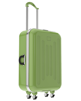 Luggage isolated on background. 3d rendering - illustration png