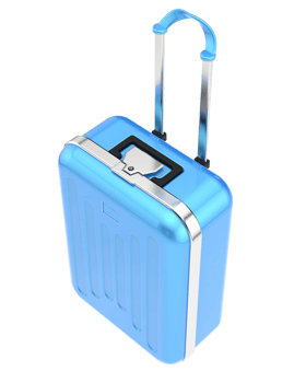 Luggage isolated on background. 3d rendering - illustration png