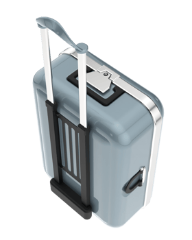 Luggage isolated on background. 3d rendering - illustration png