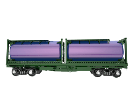 Train tanker isolated on background. 3d rendering - illustration png