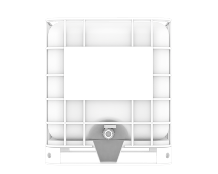 Water container isolated on white background. 3d rendering png