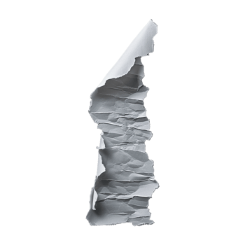 Ripped paper isolated on transparent background png