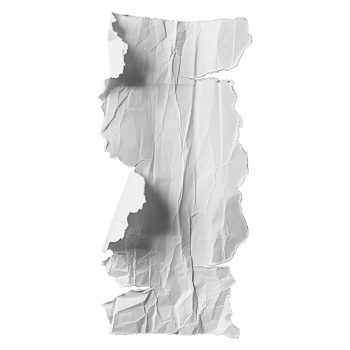 Ripped paper isolated on transparent background png