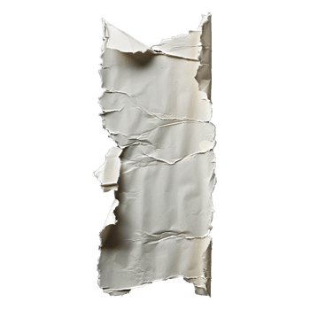 Ripped paper isolated on transparent background png