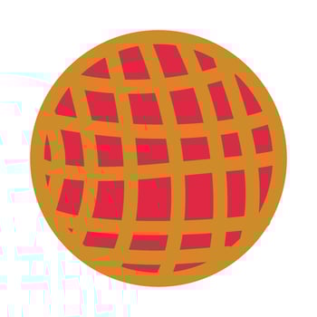 illustration of a pizza bread vector