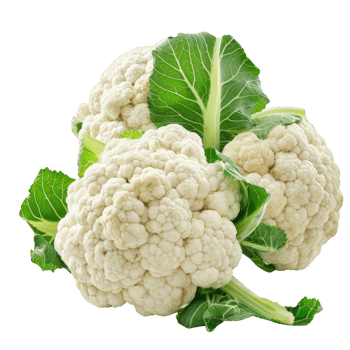 Cauliflower Isolated on a Transparent Background png
