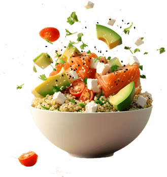 poke bowl transparent background png