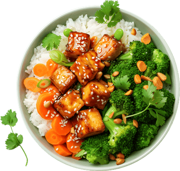 tofu and broccoli recipe transparent background png