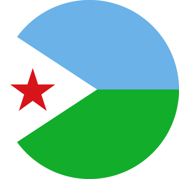 Djibouti Flag Round Icon png