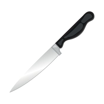 knife clipart isolated on white background vector