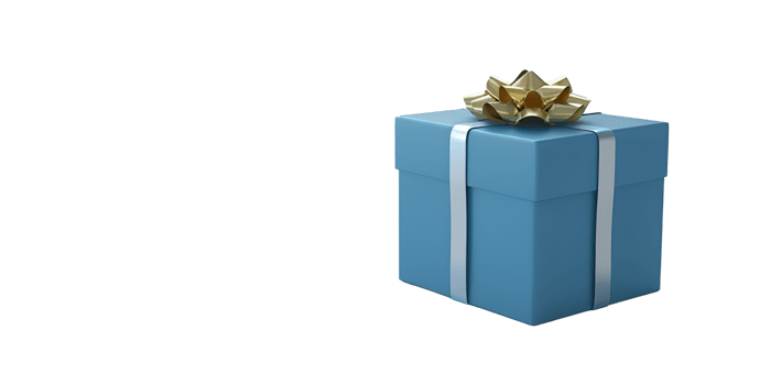 Gift box pack isolated transparent Background png