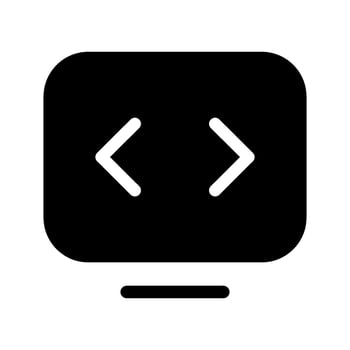 Code Icon Symbol Design Illustration vector