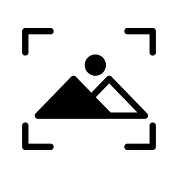 Focus Icon Symbol Design Illustration vector