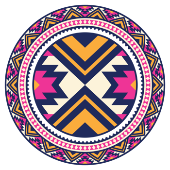 Ethnic mandala. Mandala floral ornamental circular pattern. Ethnic seamless round pattern. Vintage tribal ornament. Classic antique luxury element. Decorative for textile, fabric, rug, tattoo. png