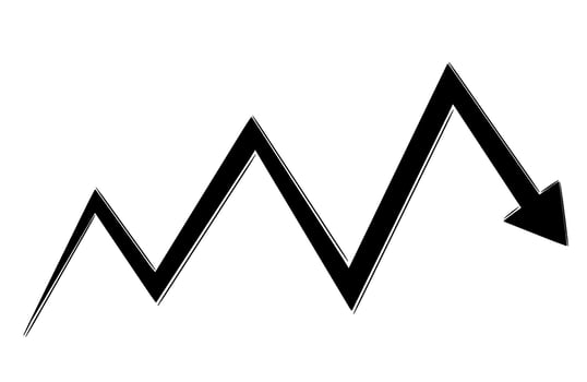 Hand Drawn doodle emphasis arrow icon. graphic illustration vector