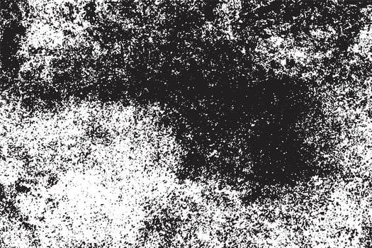 black grunge gritty monochrome rough weathered wall texture on white background, image for background texture vector