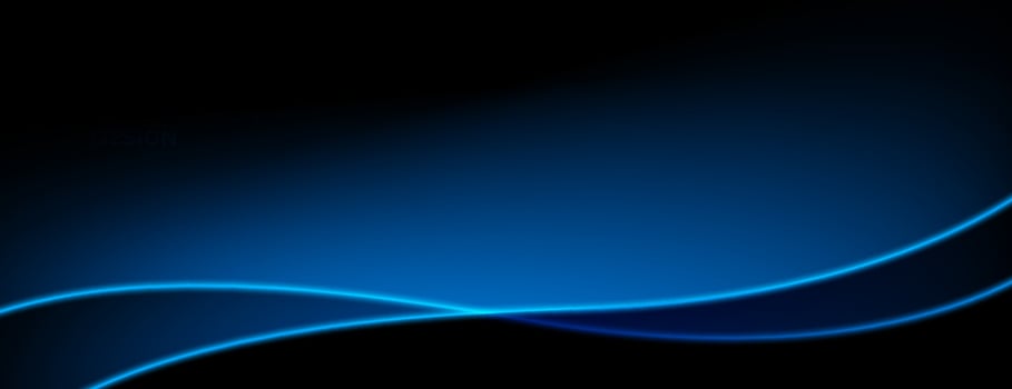 blue wave neon light background with wavy lines vector