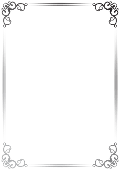 Vintage frame, silver color, gray gradation, classic vintage border. png