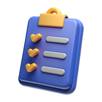 Checklist Clipboard 3d Icon png