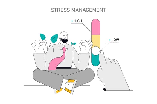 Soft Skills Flat illustration. vector