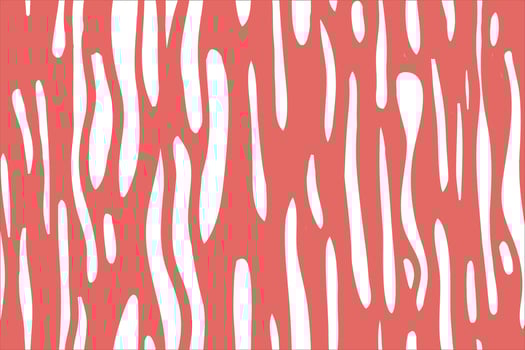 Creative grunge tiger skin seamless pattern. Abstract animal fur endless backdrop. Modern zebra skin, stripes wallpaper. Pink and red colors. vector