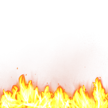 Fire Flames with Sparkles png