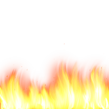 Fire Flames with Sparkles png