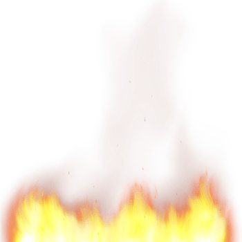 Fire Flames with Sparkles png