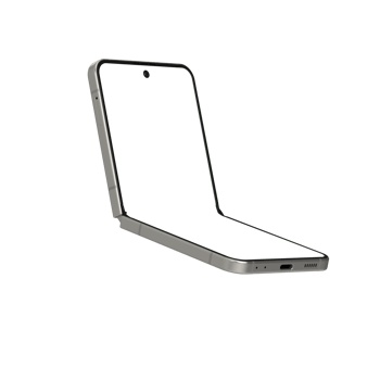 Foldable smartphone transparent leaned right png