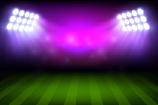 Soccer or football sport stadium field background vector
