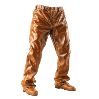 a man in brown leather pants png