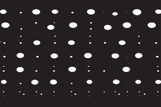 Linear Halftone Pattern with Circles and Speckles - Polka Dot Background vector