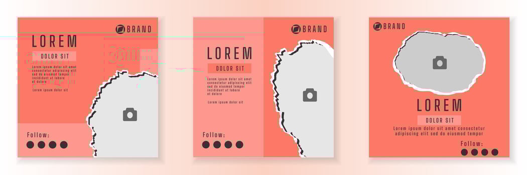 Discount sale social media post design template. web banner vector