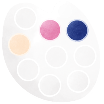 Color palette for students to color png