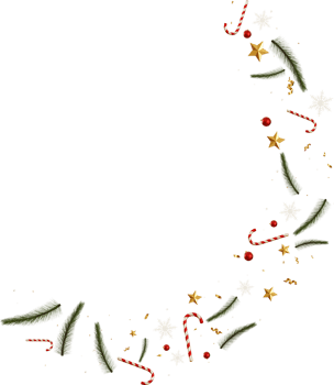 falling christmas ornament png