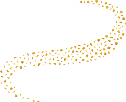 golden rose petals png