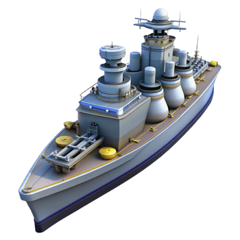 Battleship Vehicle 3d Design png