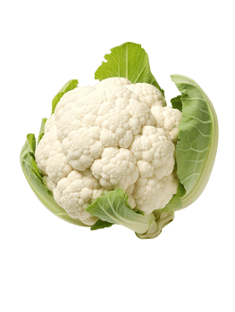 cauliflower on a transparent background png