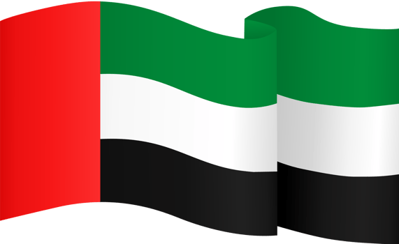 United Arab Emirates or UAE flag png