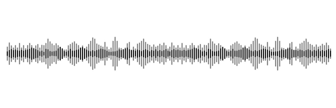 seamless sound waveform pattern for music players, podcasts, and editors. vector