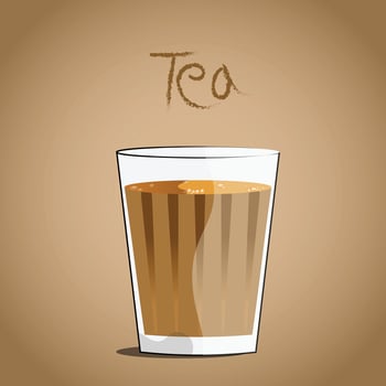 Indian Street Tea vector